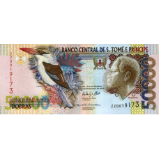 P68c Saint Thomas & Prince (Sao Tomé e Principe) - 50.000 Dobras Year 2004 (Replacement Note-ZZ)